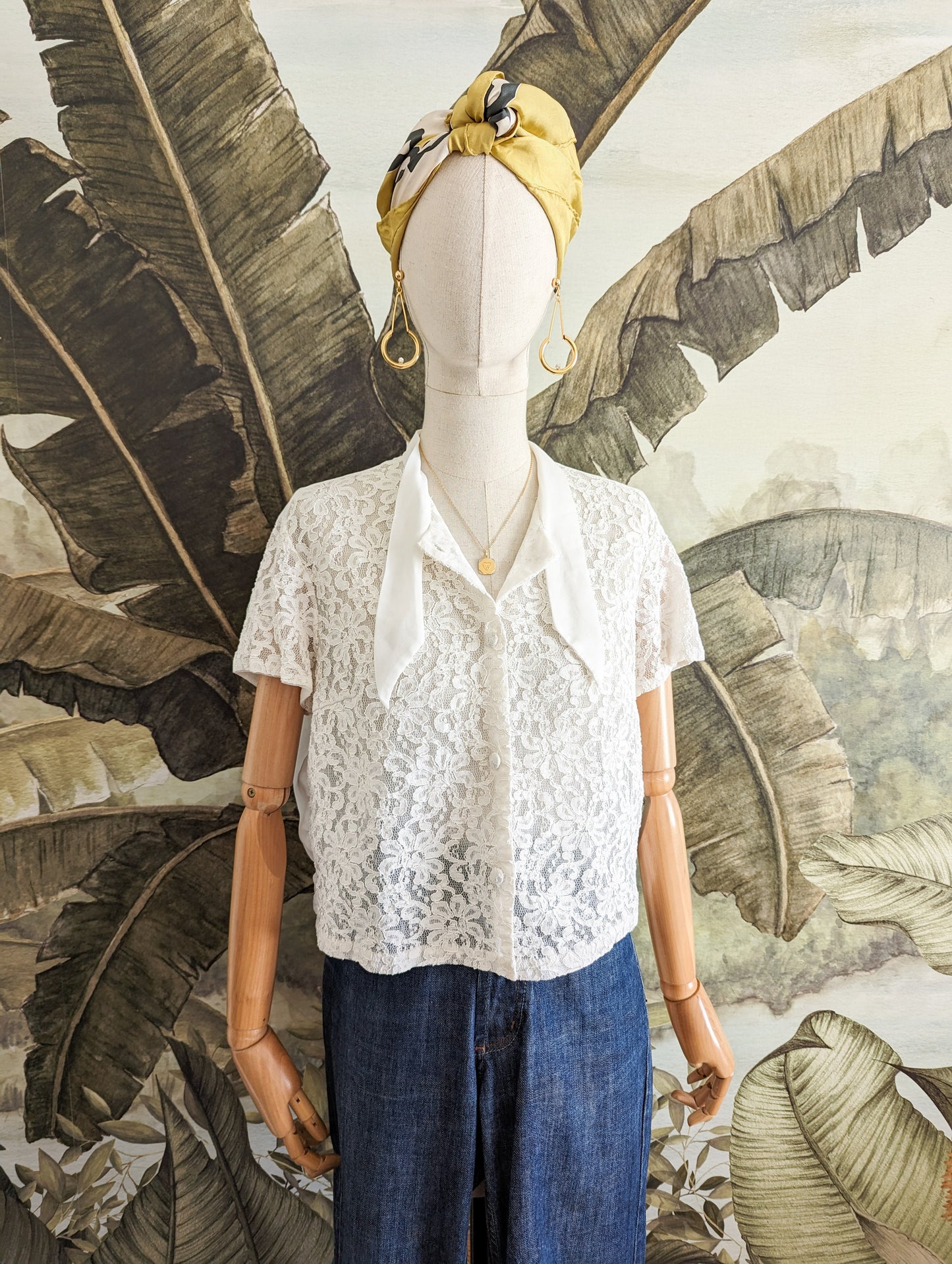 Top en Guipure taille 40