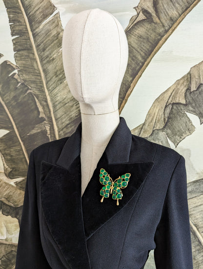 Grande broche papillon