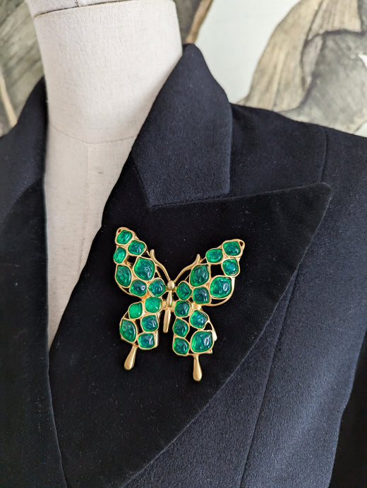 Grande broche papillon