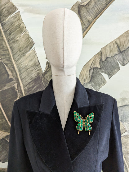 Grande broche papillon