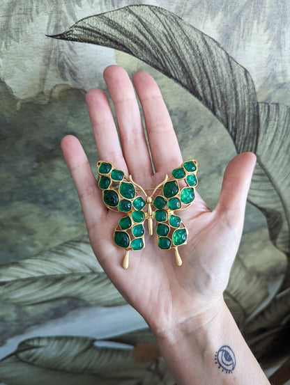 Grande broche papillon