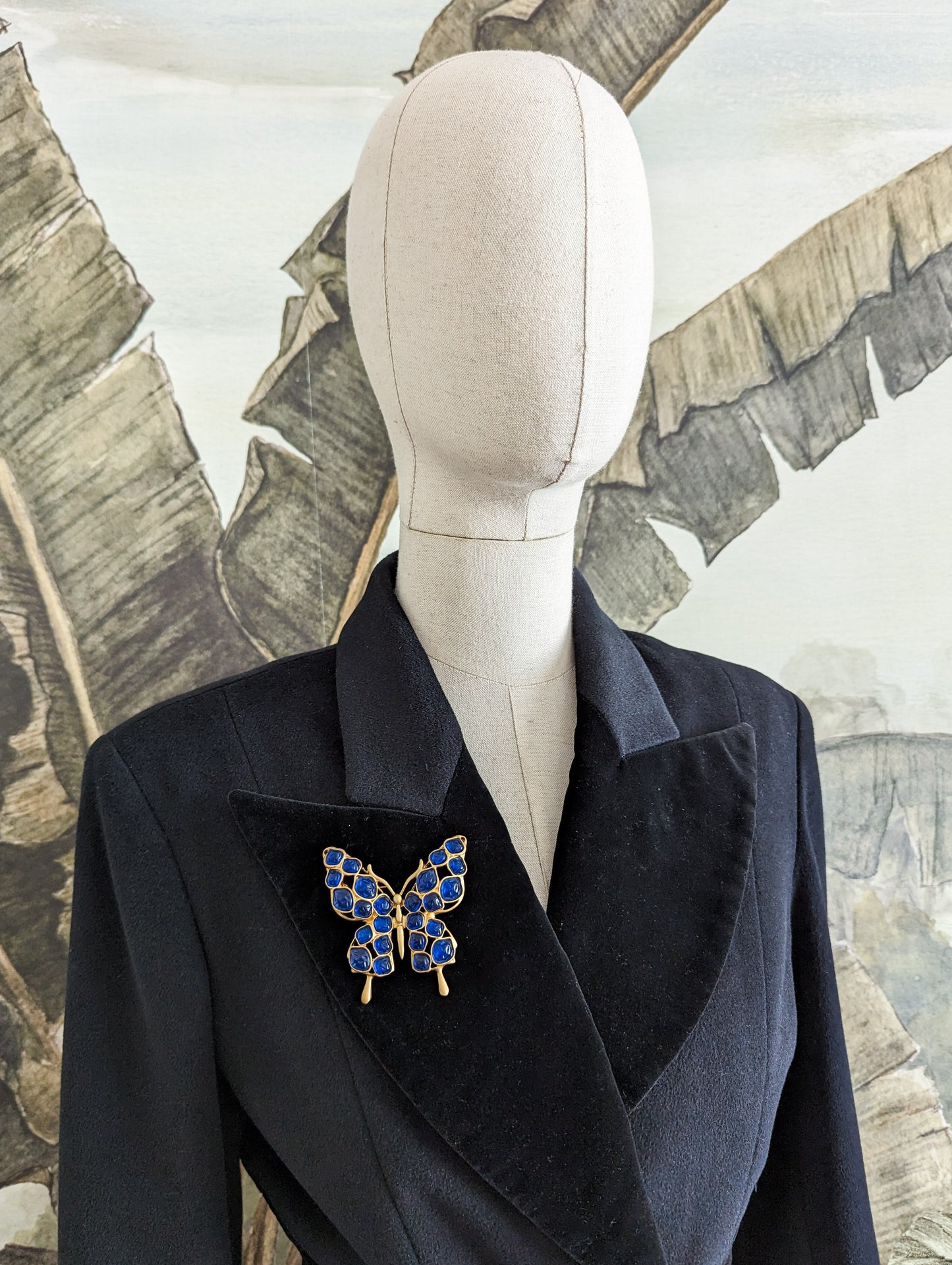 Grande broche papillon