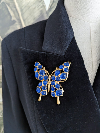 Grande broche papillon