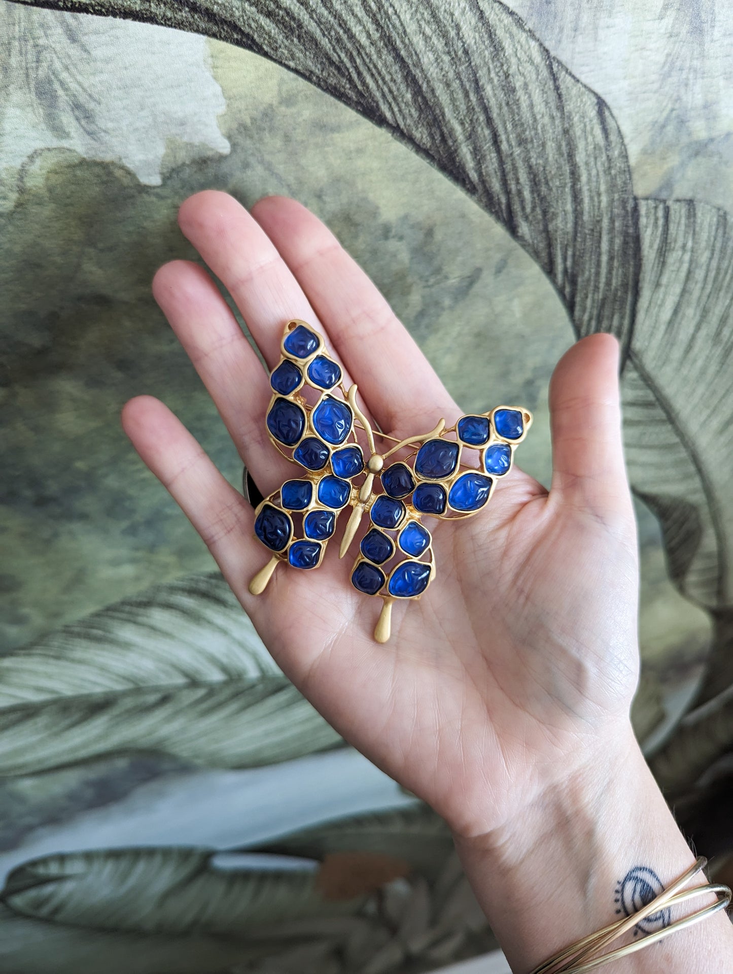 Grande broche papillon