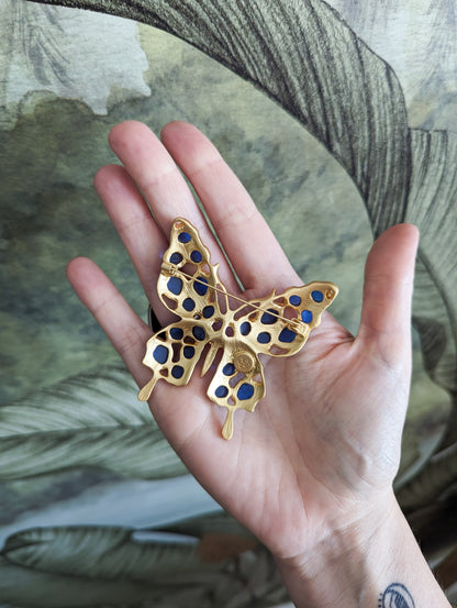 Grande broche papillon
