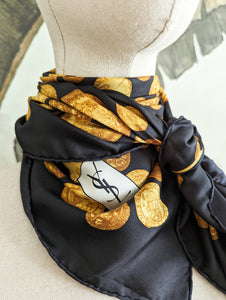 Rare foulard Yves Saint Laurent