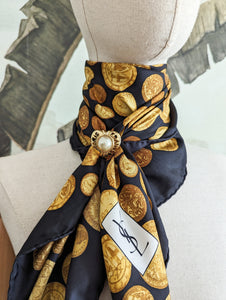 Pince à foulard coeur