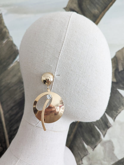 Grandes boucles à clips 70's