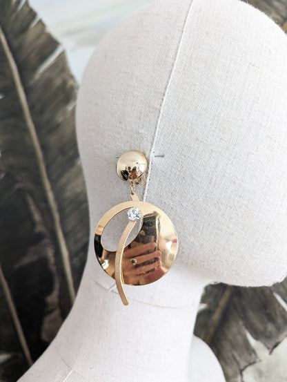 Grandes boucles à clips 70's