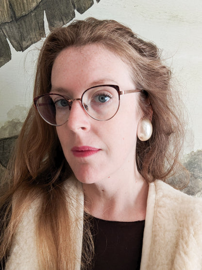 Boucles à clips perles