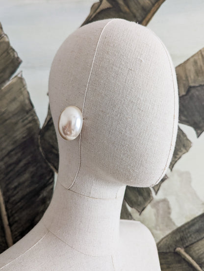 Boucles à clips perles