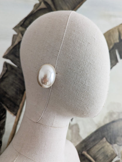 Boucles à clips perles