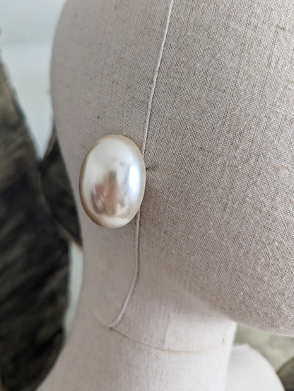 Boucles à clips perles