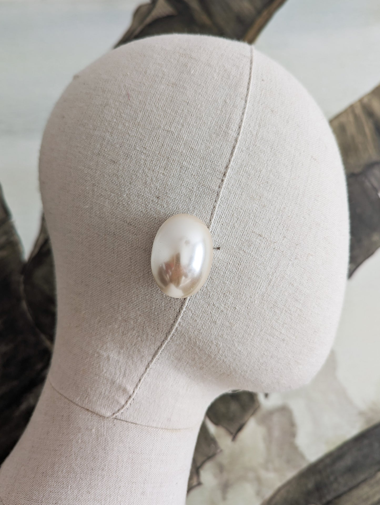 Boucles à clips perles