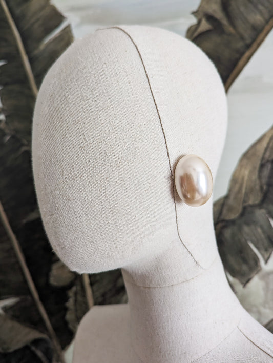 Boucles à clips perles