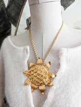 Charger l&#39;image dans la galerie, Collier/broche tournesol