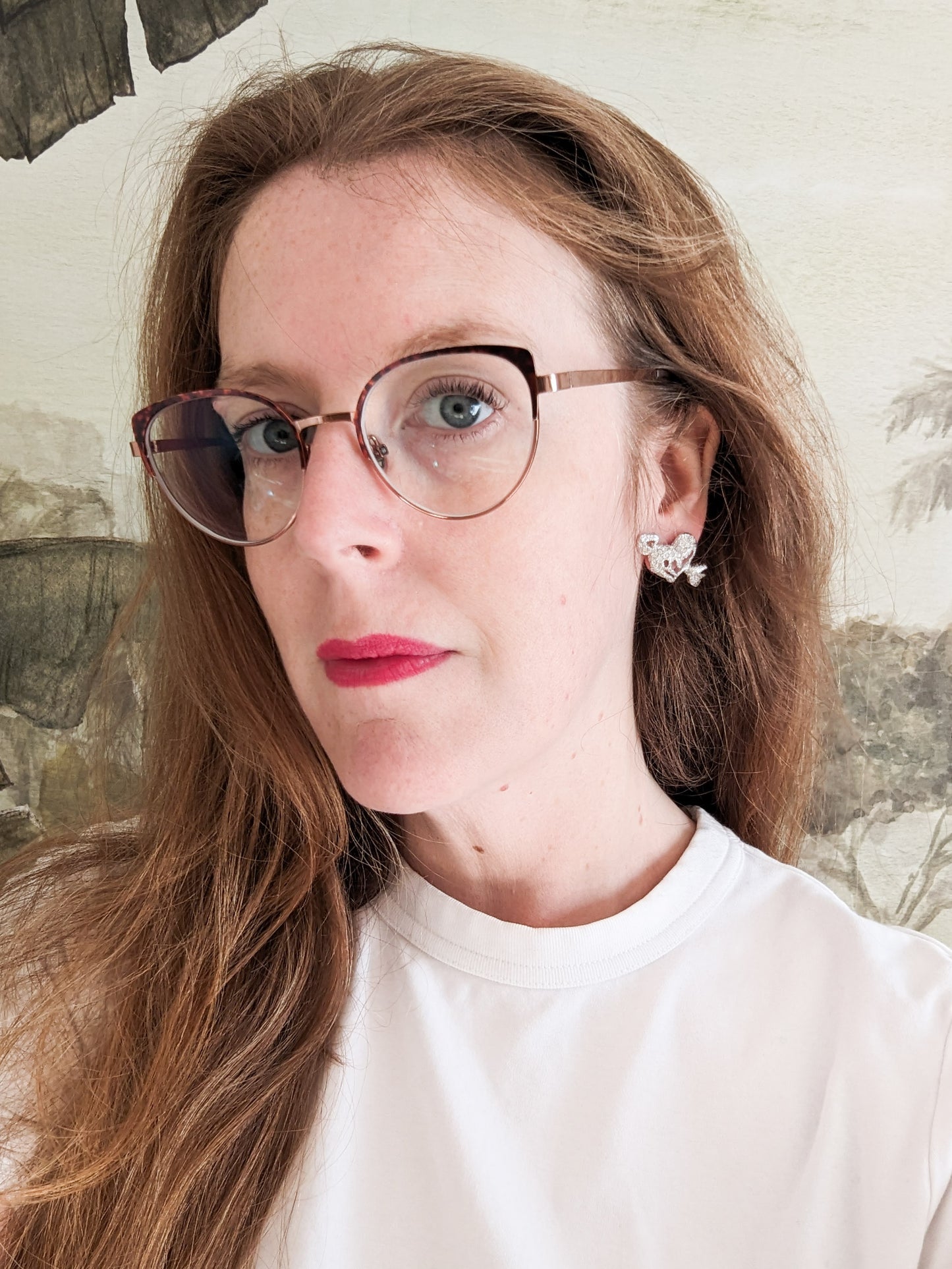 Boucles oreilles percées coeurs