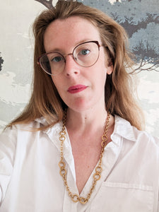 Long collier doré