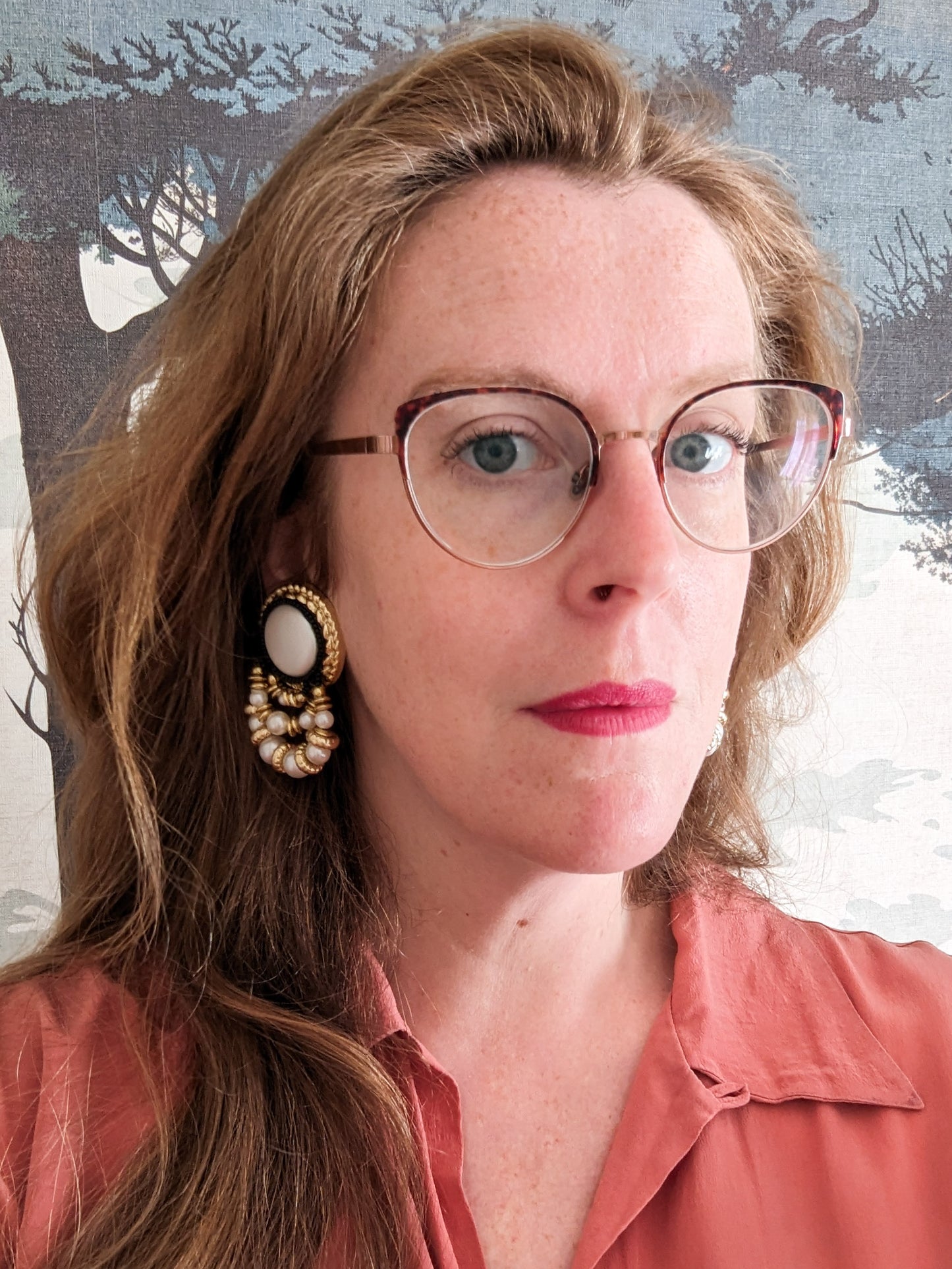 Boucles baroques blanches