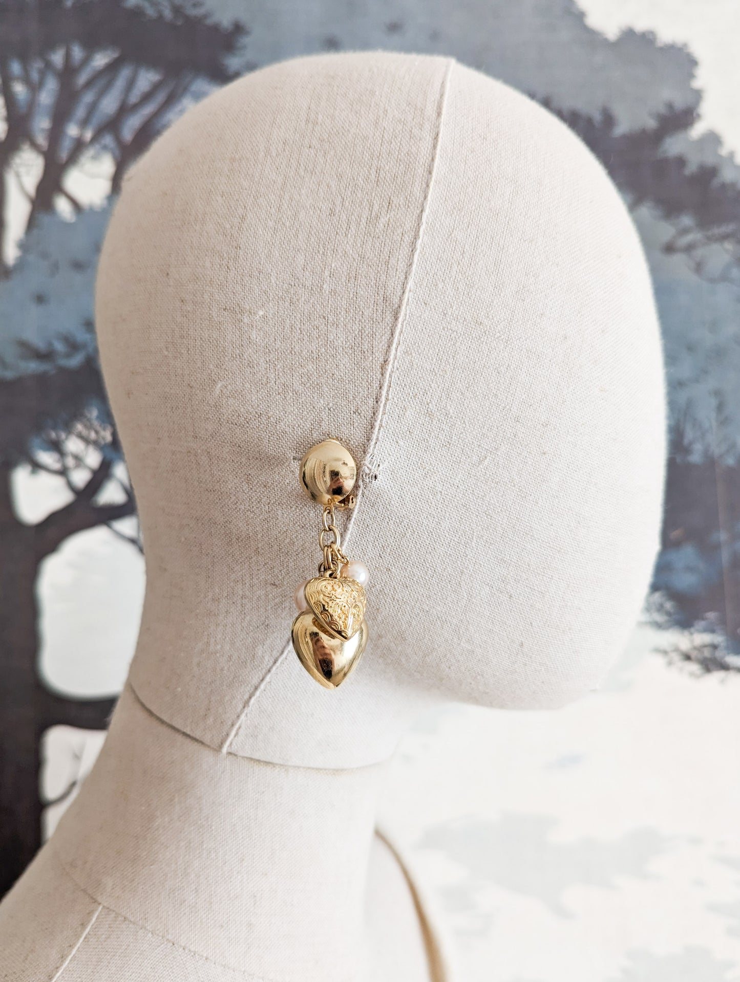 Boucles pampilles cœur