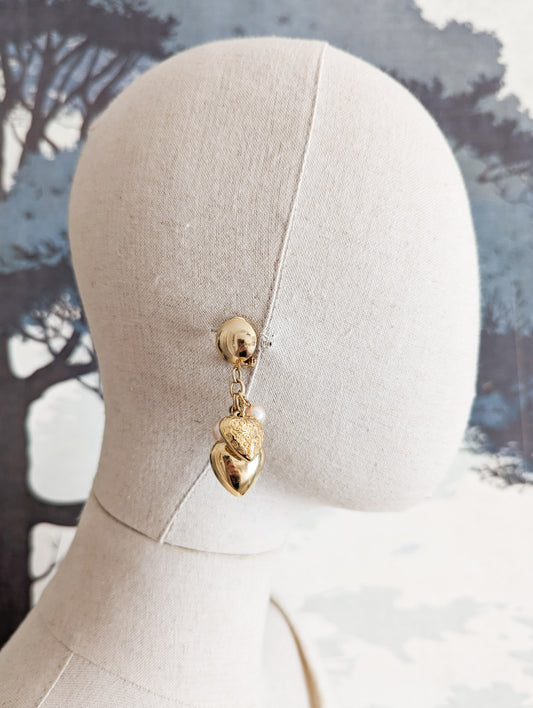 Boucles pampilles cœur