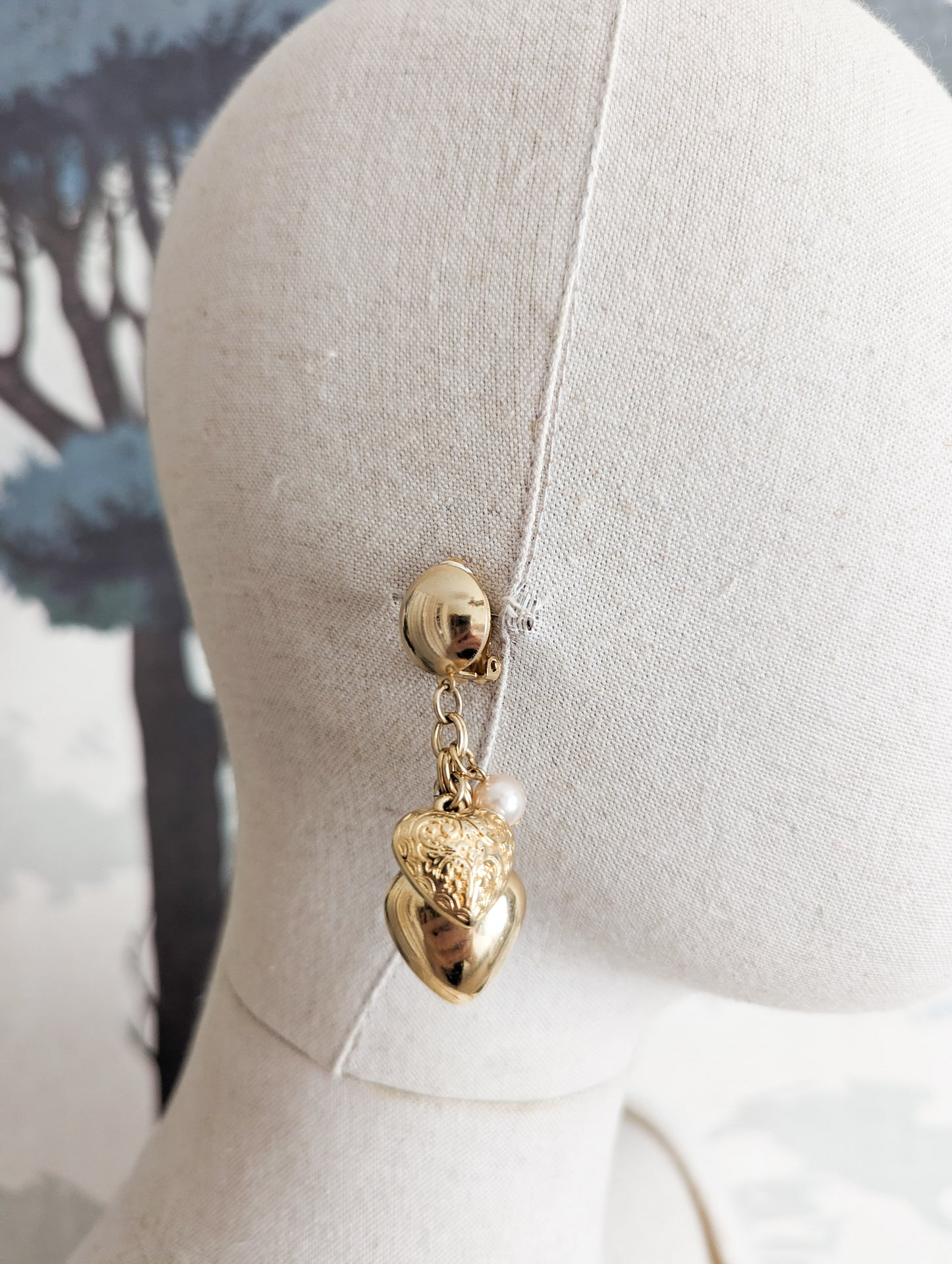 Boucles pampilles cœur