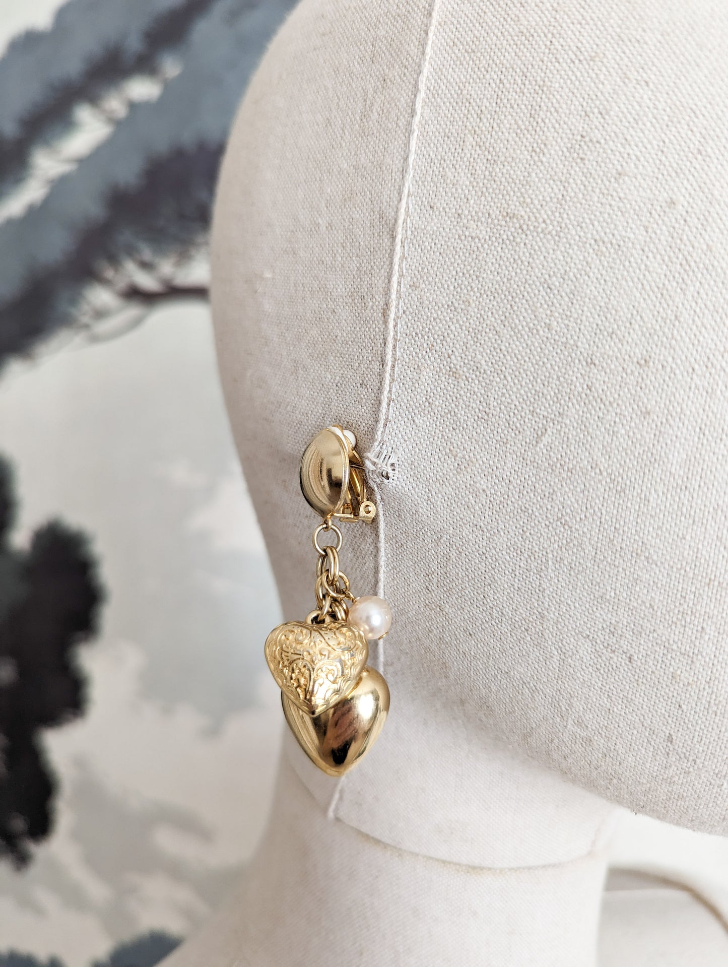 Boucles pampilles cœur