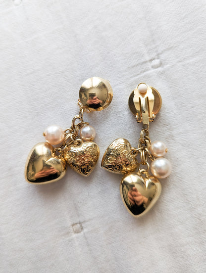 Boucles pampilles cœur