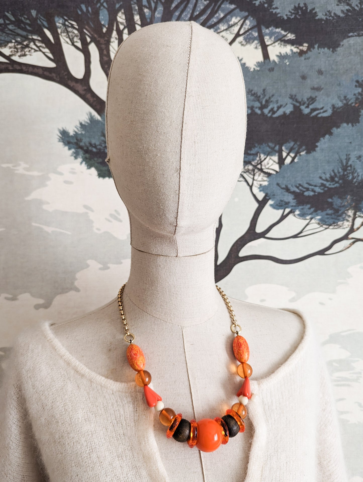 Collier orange