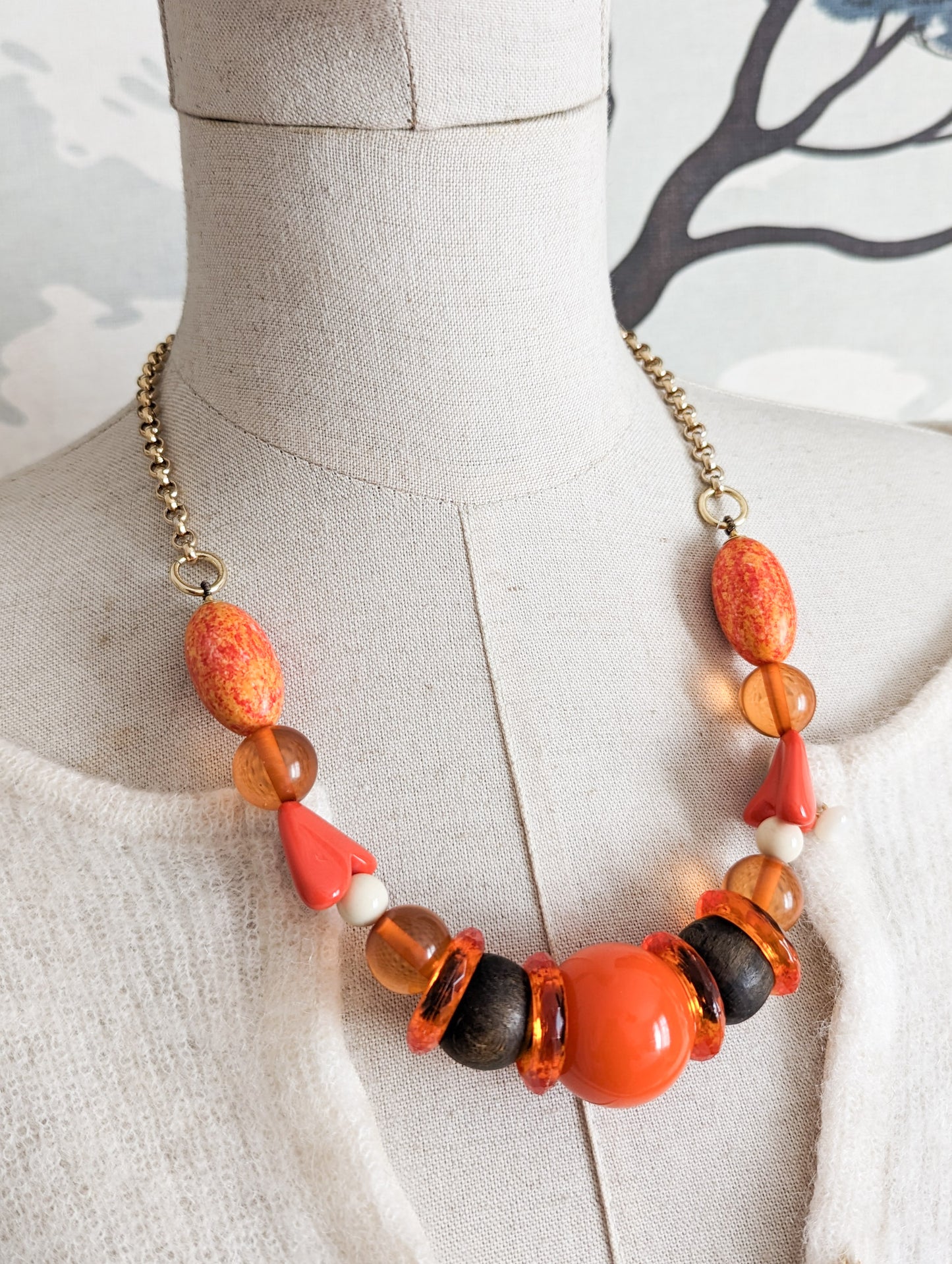 Collier orange