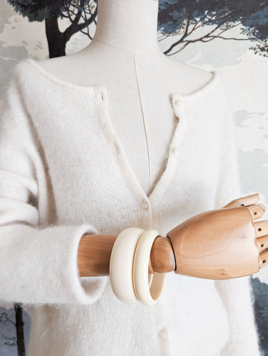 Lot bracelets crème