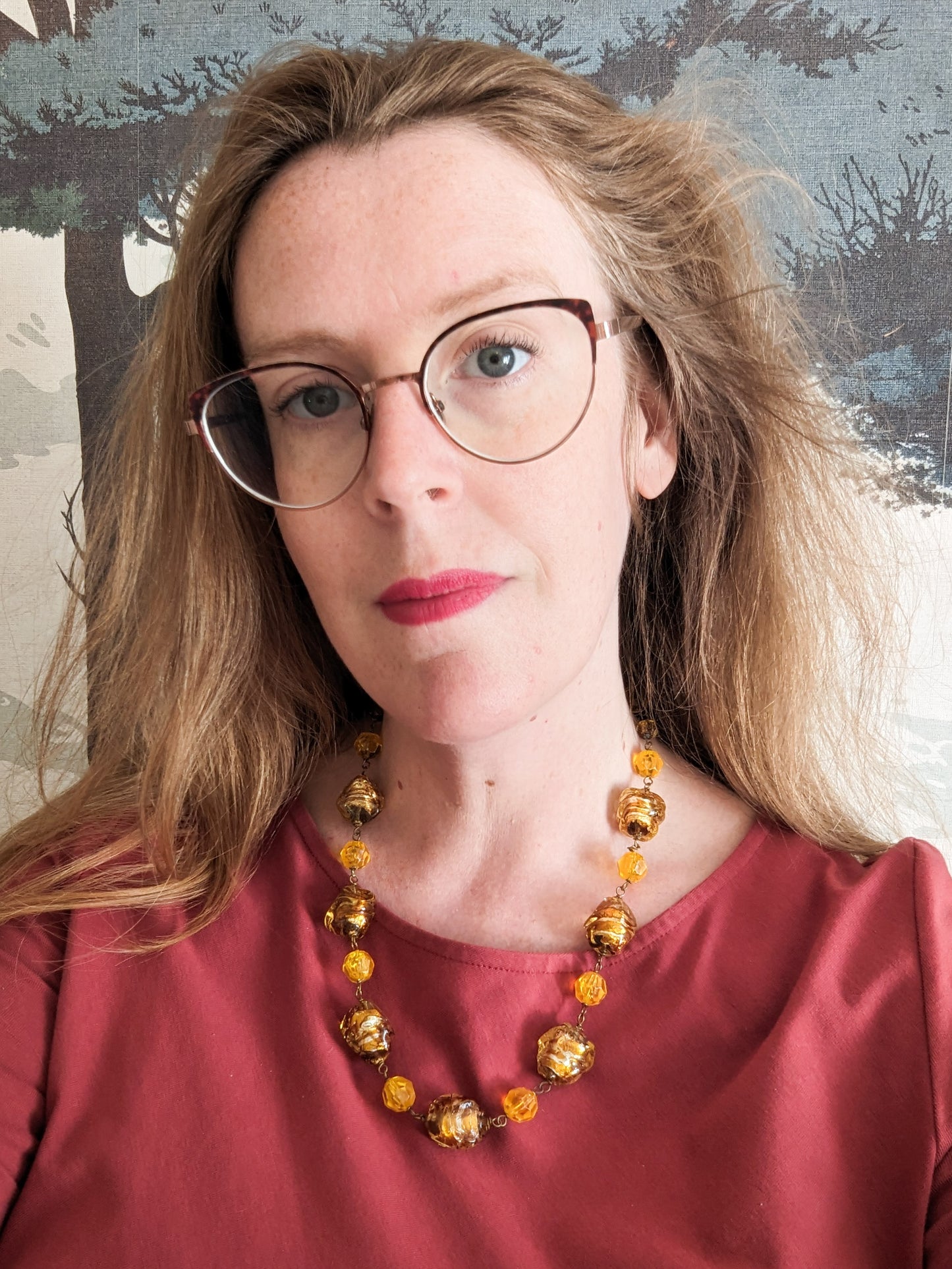 Collier Murano Jaune