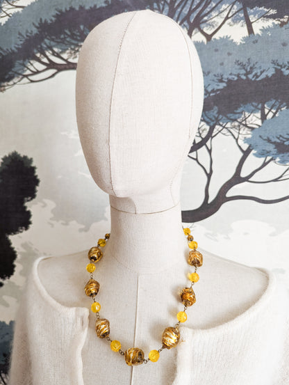 Collier Murano Jaune