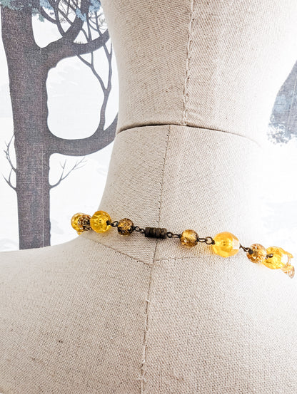 Collier Murano Jaune