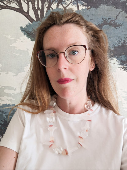 Collier 80's satiné