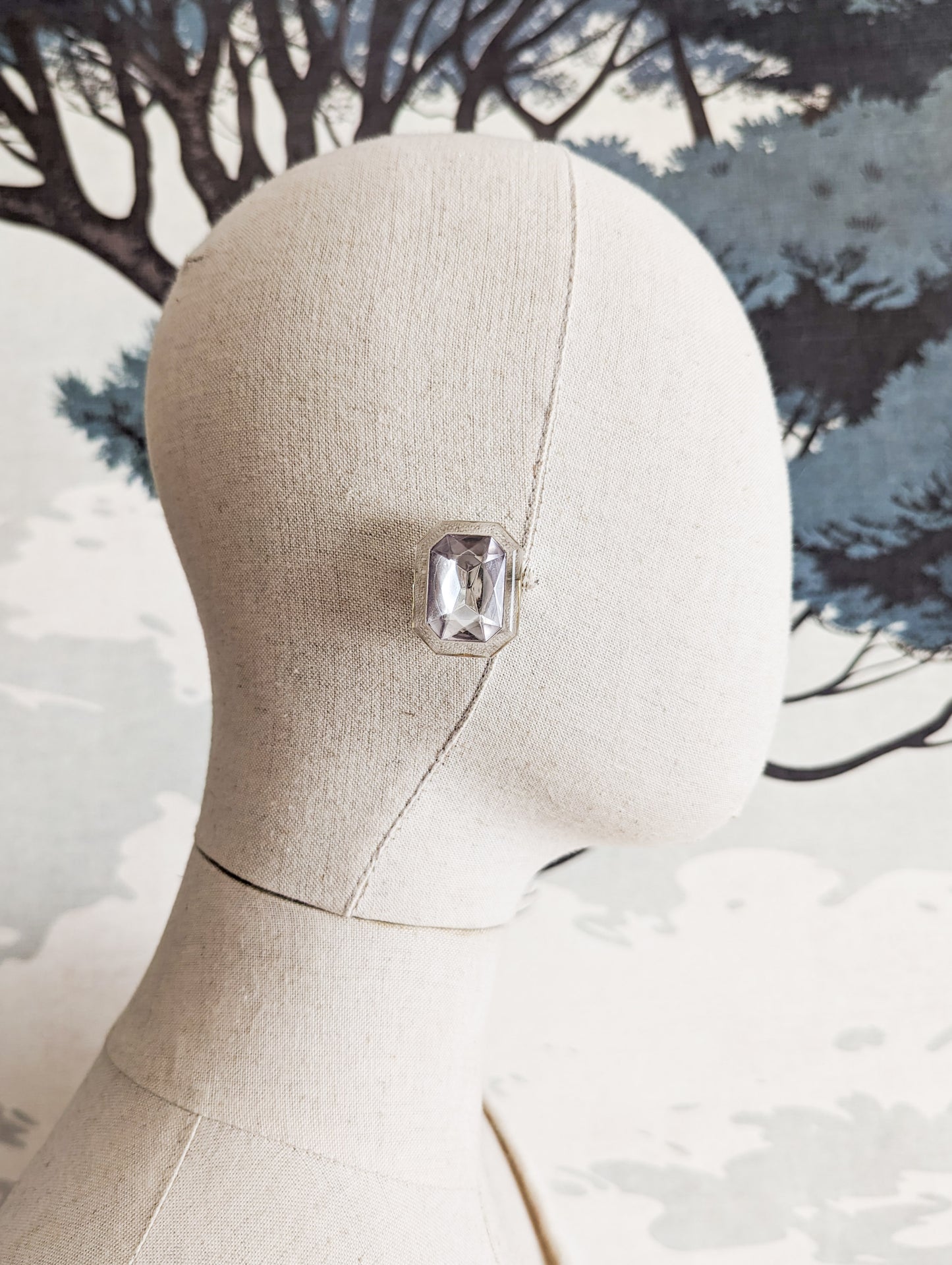 Boucles à clips joyaux