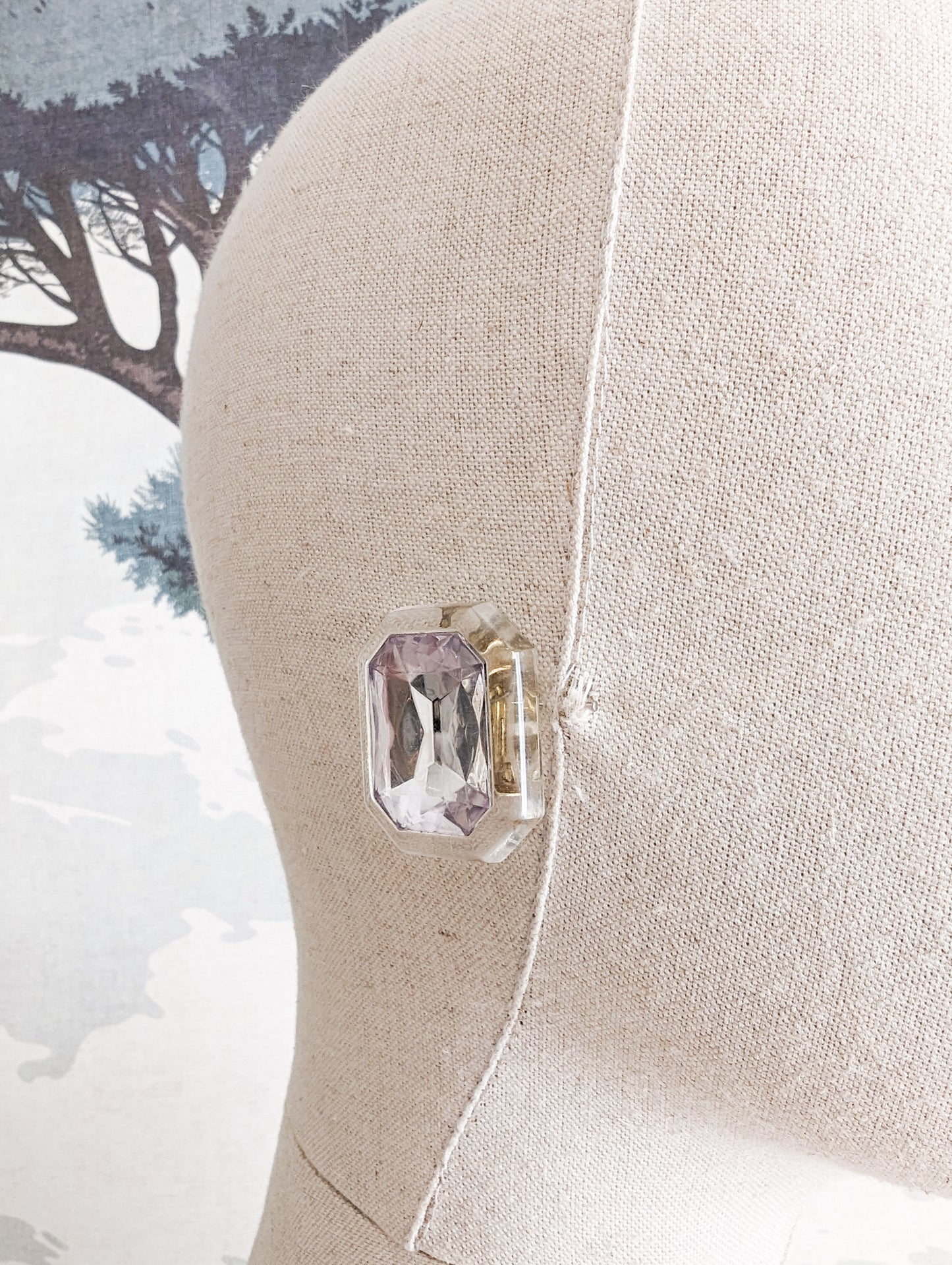 Boucles à clips joyaux