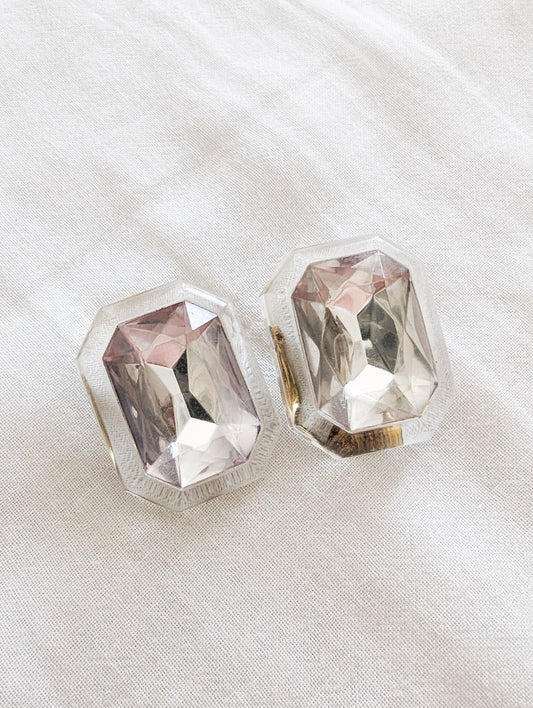 Boucles à clips grands joyaux