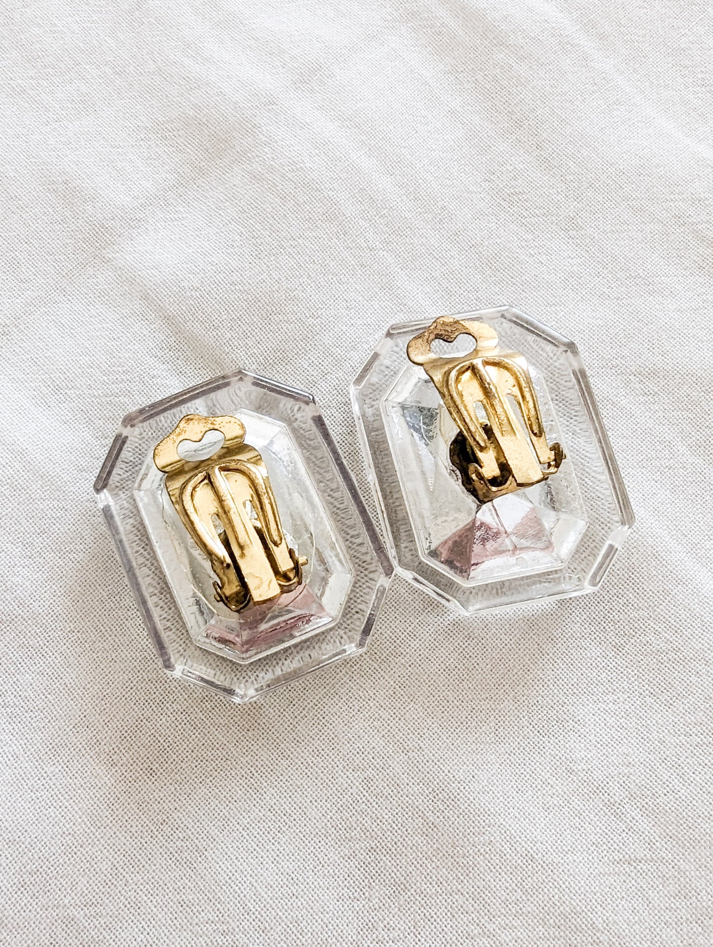 Boucles à clips joyaux