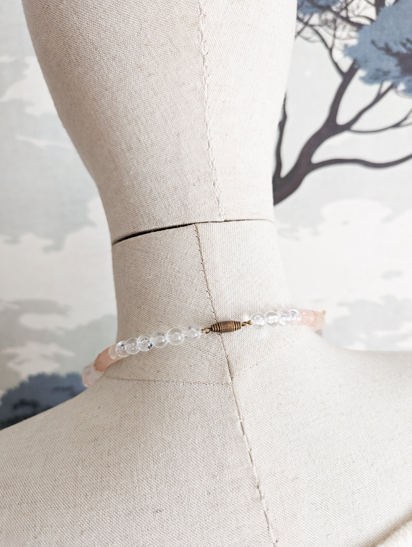 Collier 80's satiné