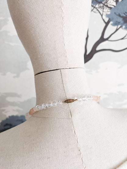 Collier 80's satiné