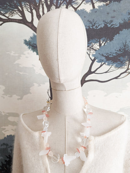 Collier 80's satiné