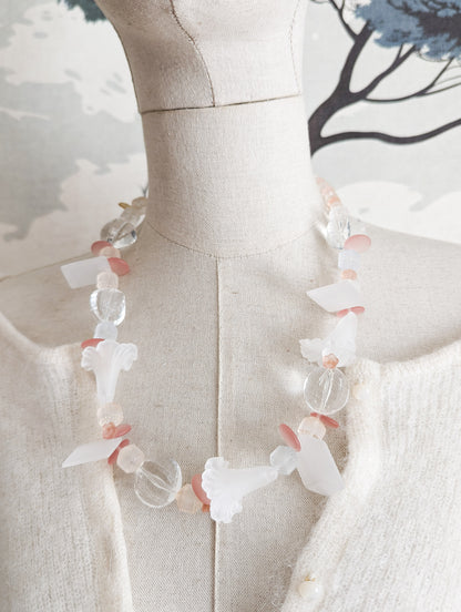 Collier 80's satiné