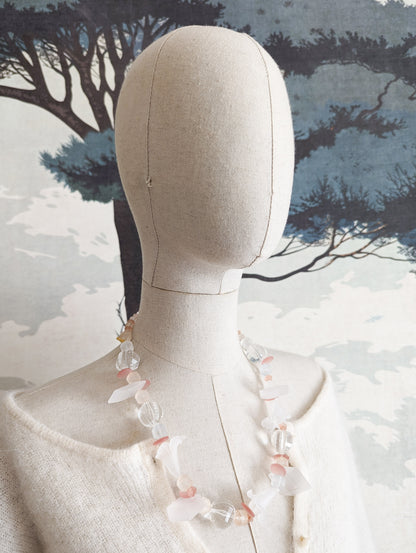 Collier 80's satiné