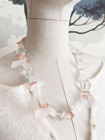 Collier 80's satiné