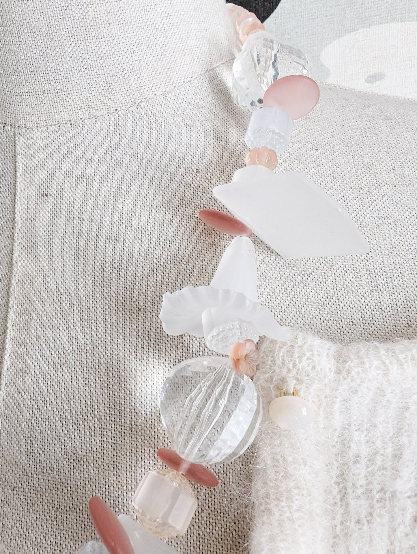 Collier 80's satiné