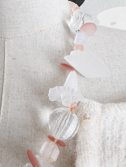 Collier 80's satiné