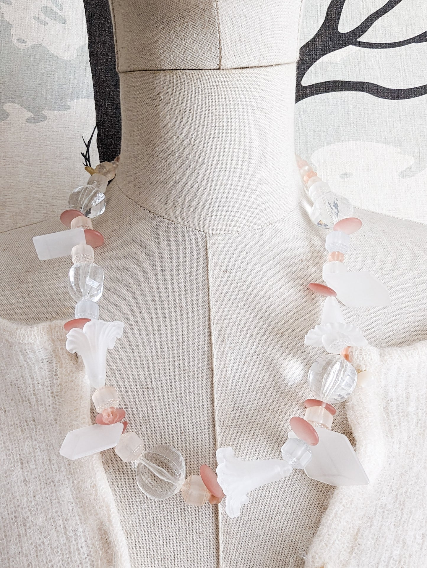 Collier 80's satiné