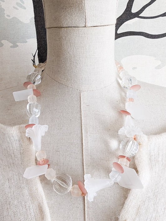 Collier 80's satiné