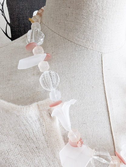 Collier 80's satiné